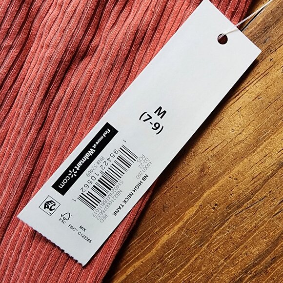 NWT No Boundaries Juniors Mauve Ribbed Tank Top Size Medium - Picture 5 of 11